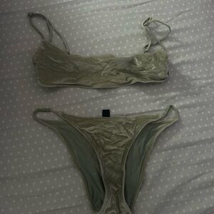 Triangl Swimwear Sage Velvet Bikini
